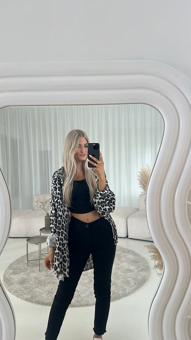 Musselinbluse Leo White
