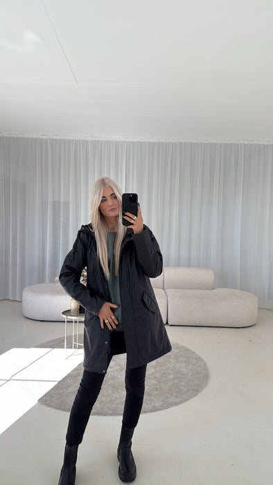 Regenjacke Black