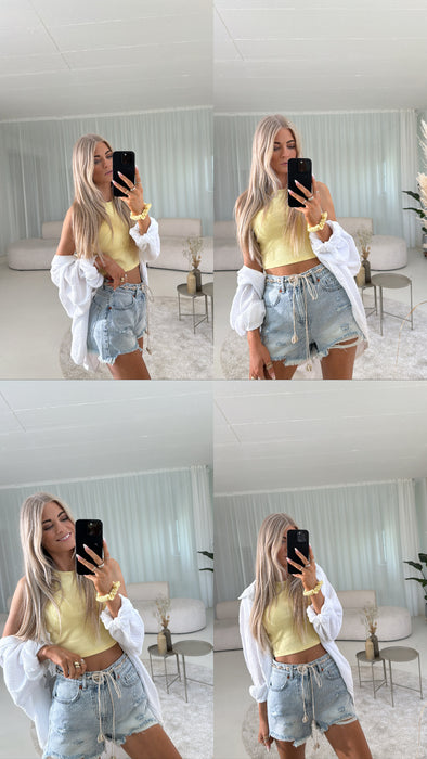 Musselinbluse WEiß