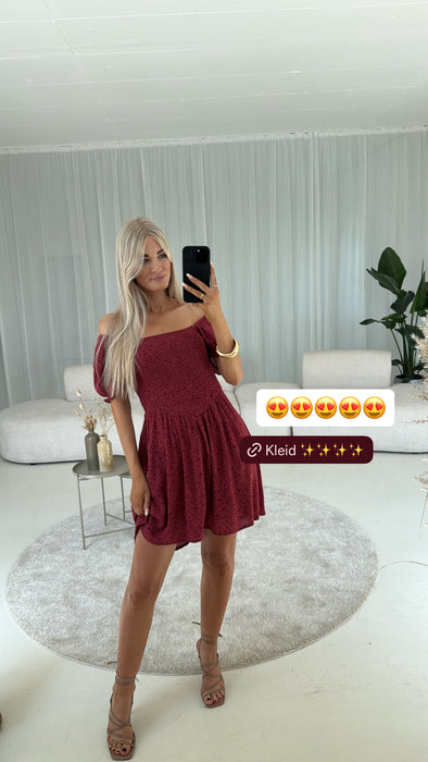 Dress Flowers Red - Ohne Rückgaberecht