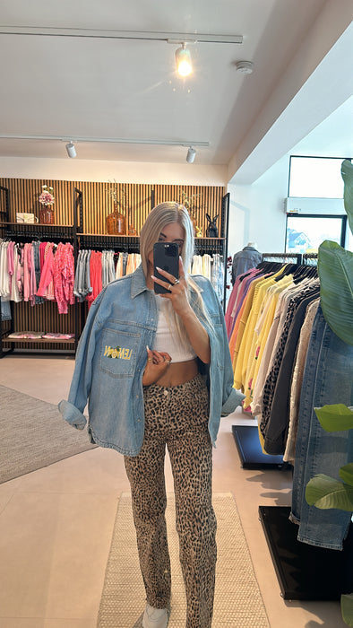 lockeres Jeanshemd Lemon