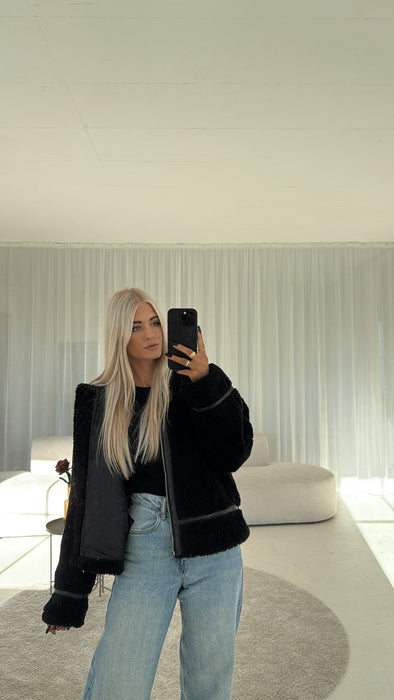 Teddypiloten Jacke Black
