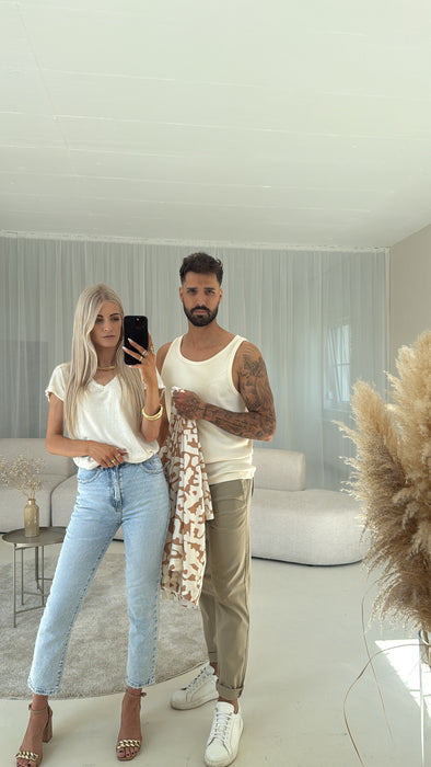 Ripp Top Beige