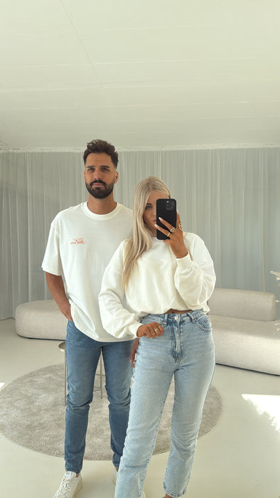 Crop Sweater Weiß