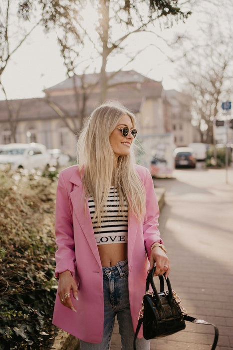 Blazer Pink Melange