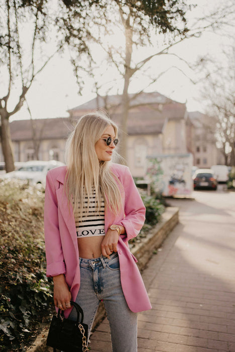 Blazer Pink Melange
