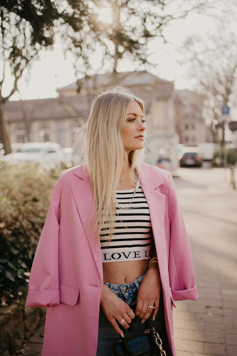 Blazer Pink Melange