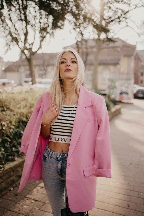 Blazer Pink Melange