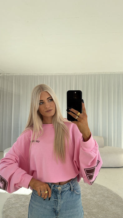 Copenhagen Sweater Pink/Burgunder