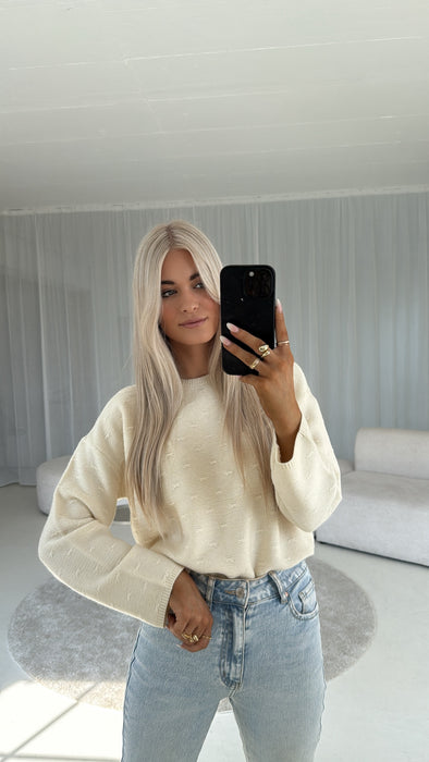 Strickpullover Creme