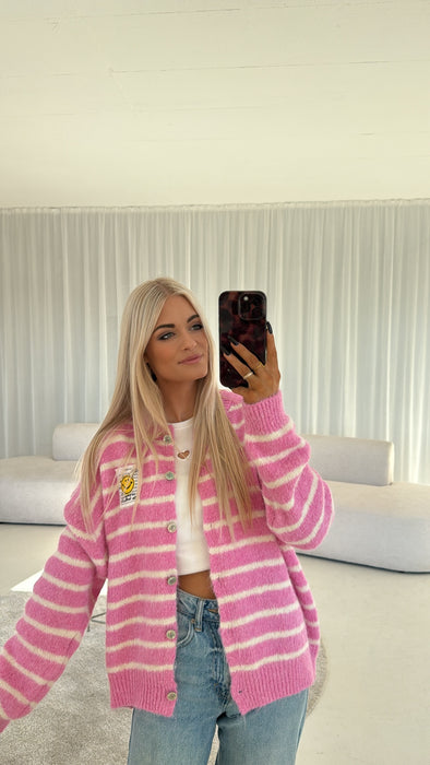 Cardigan Stripes Pink/Rosé