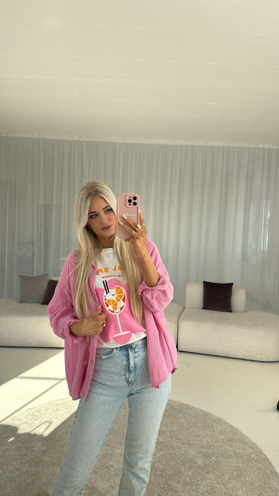 Musselinbluse soft Rosé 🎀