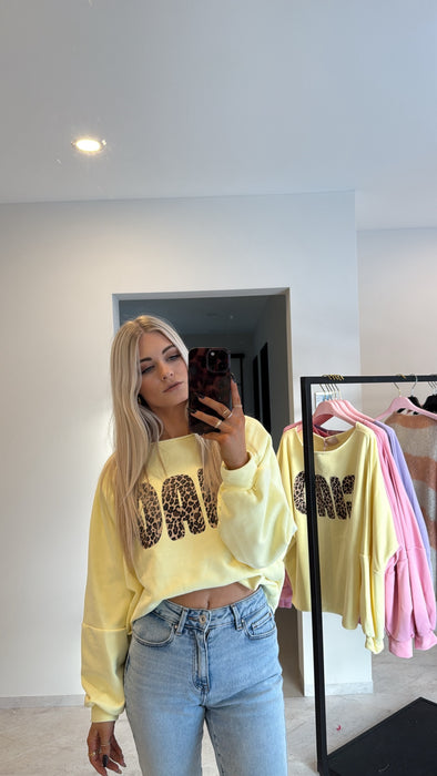 Sweater Ciao Gelb Pastell