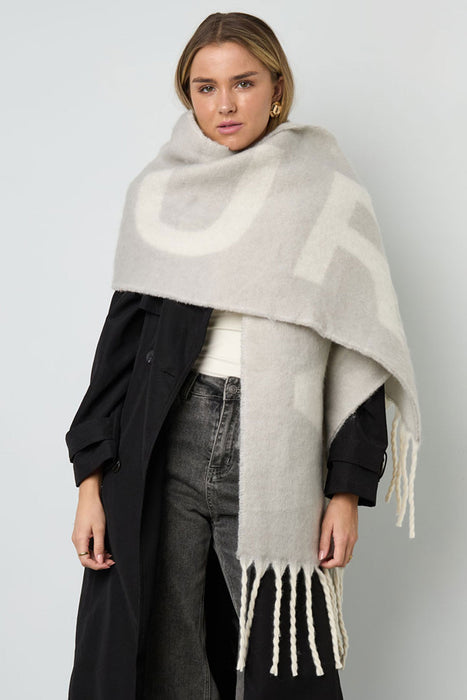 Schal Amour Light Grey