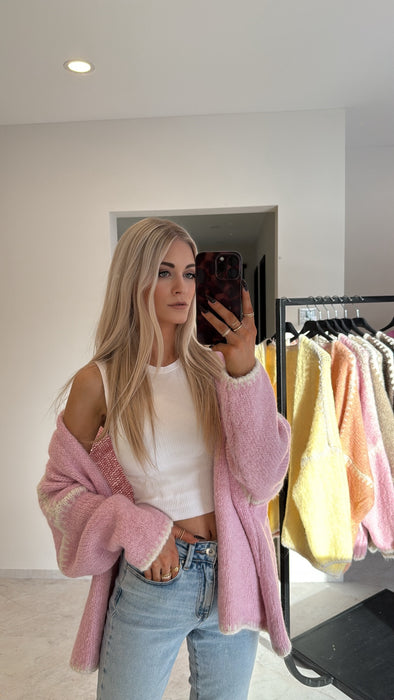Cardigan Amelia Rosé