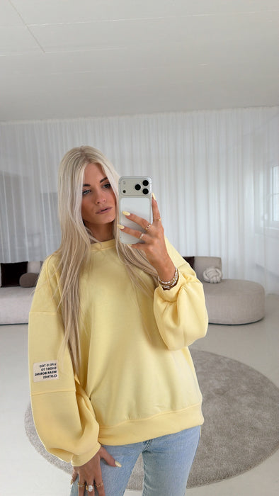 Sweater  Butterstoff Gelb