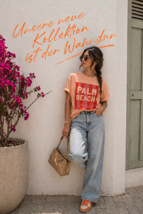 T-Shirt Palm Beach Peach