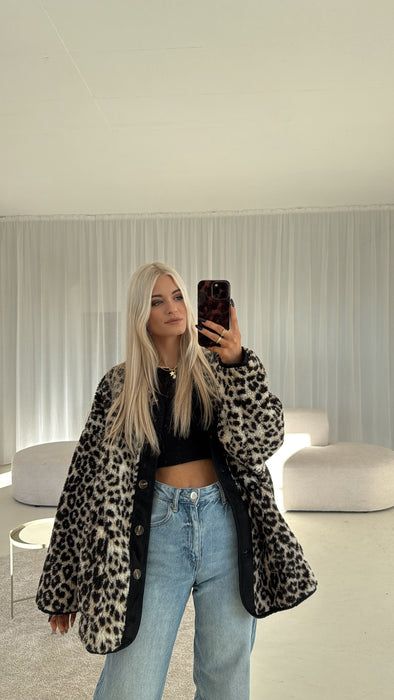 Teddyjacke Leo Black