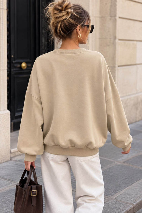 Sweater J'adore Amour Beige