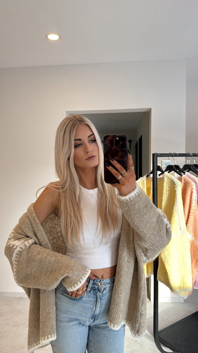 Cardigan Amelia Beige