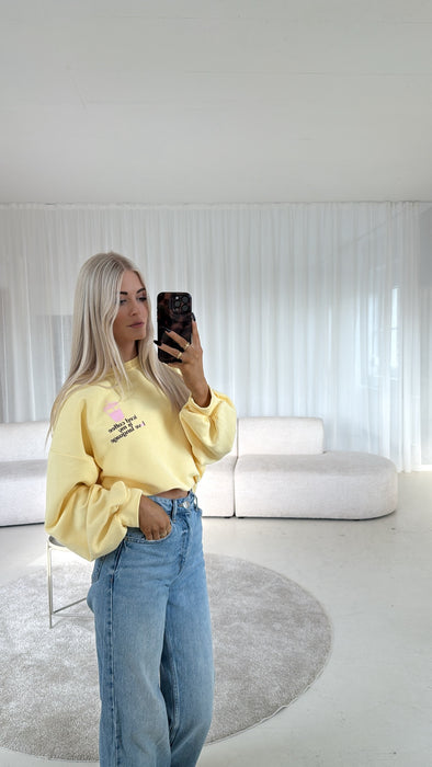 Sweater Ice Coffee Gelb