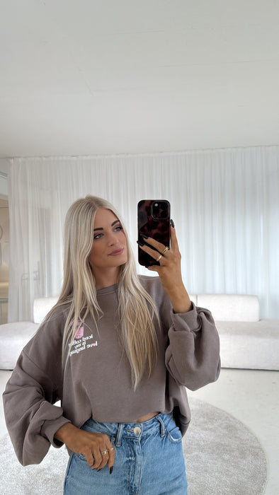 Sweater Ice Coffee Braun