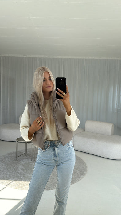 Weste Taupe