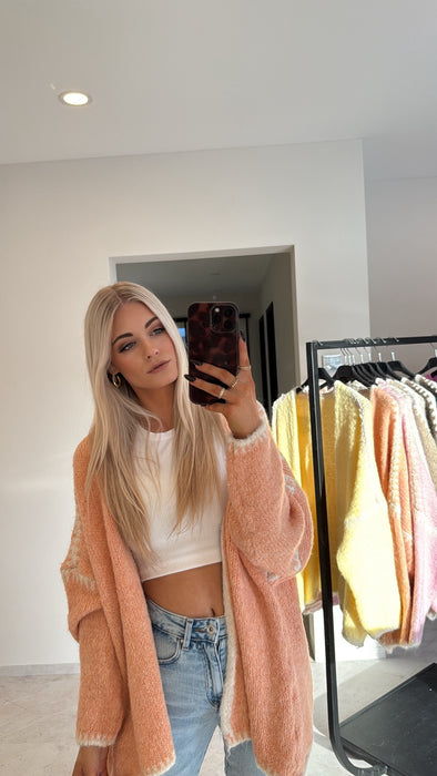 Cardigan Amelia Peach