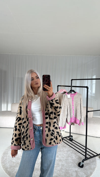 Teddyjacke Leo Rosé 🐆