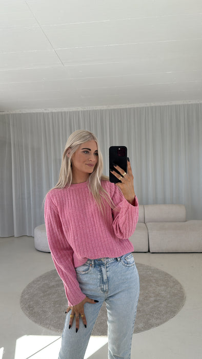 Weicher Pullover Pink