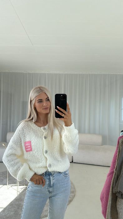 Cardigan Patches Off-white