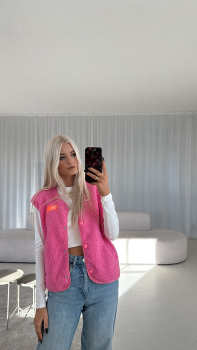 Teddy Weste Light Pink Lara