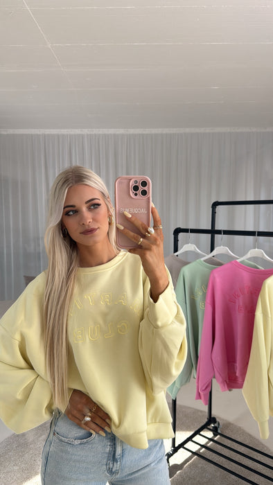 Butterstoff Sweater Gelb