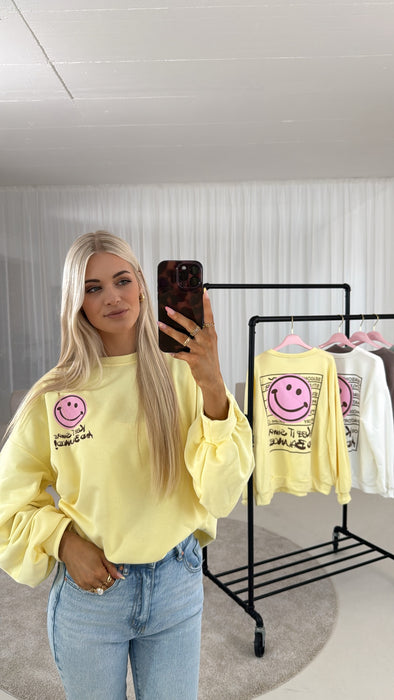 Sweater Smily Gelb