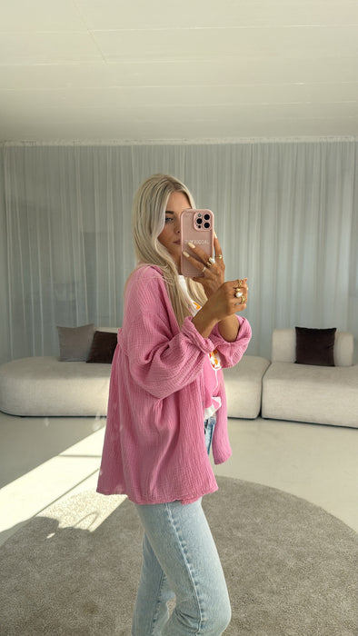 Musselinbluse soft Rosé 🎀
