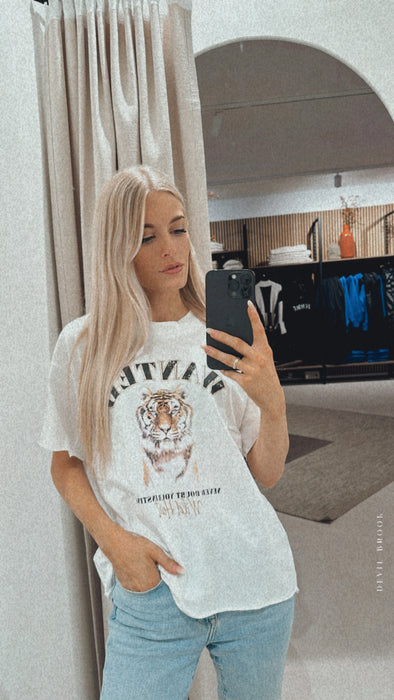 T-Shirt Tiger Off White