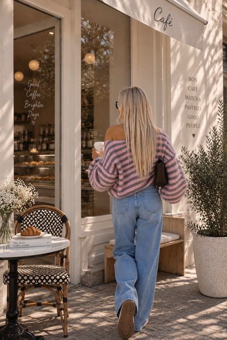 Cardigan Taupe/Rosé