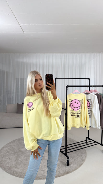 Sweater Smily Gelb