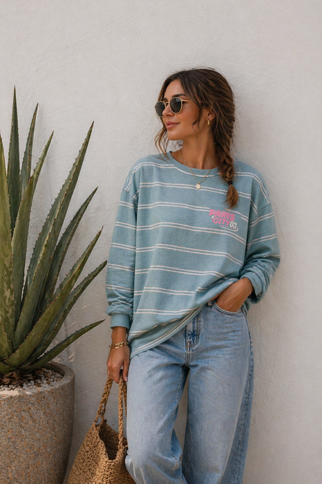 Sweater Paris City Türkis