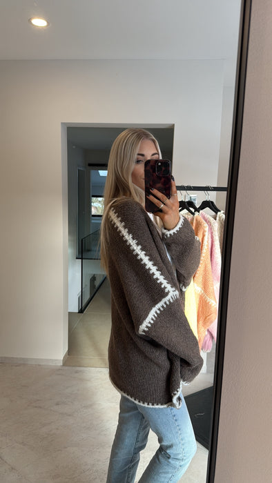Cardigan Amelia Choclate