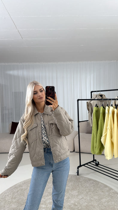 Steppjacke Khaki