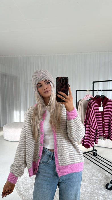 Cardigan Pink/Nude 🌸