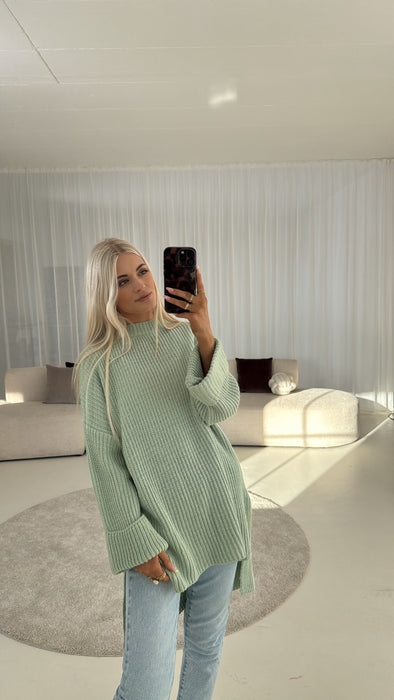 Longpulli Mint- Ohne Rückgaberecht