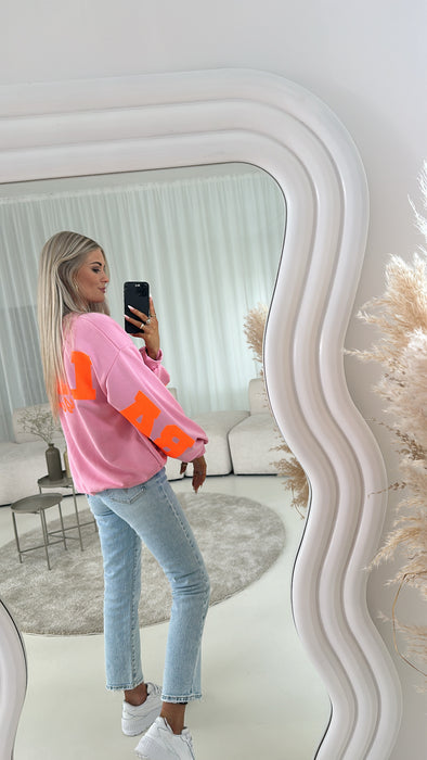 Sweater Balance Rosé/Orange