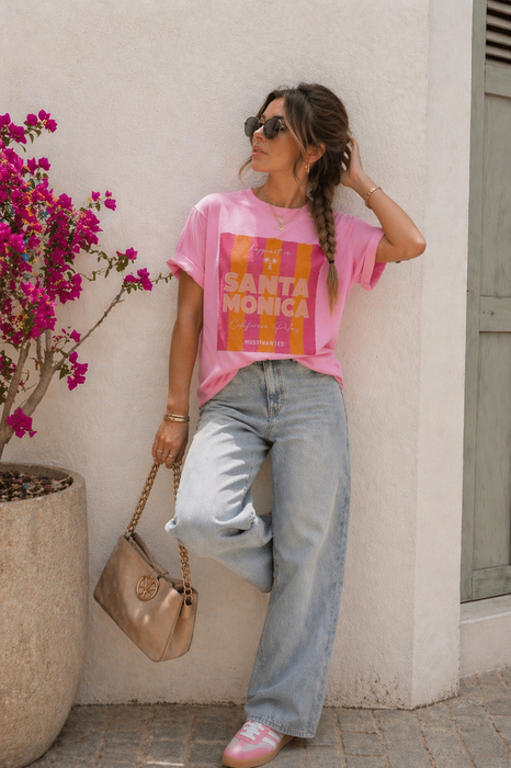 T-Shirt Santa Monica Rosa