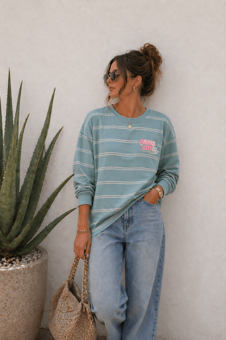 Sweater Paris City Türkis