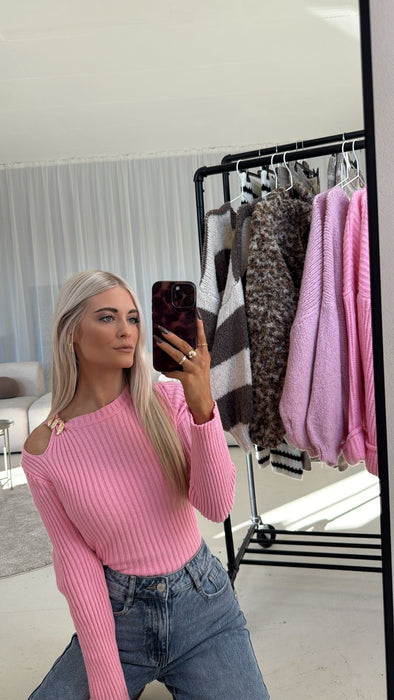 Longsleve  Cut Out Pink✨