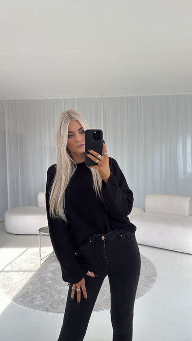 Strickpullover Black