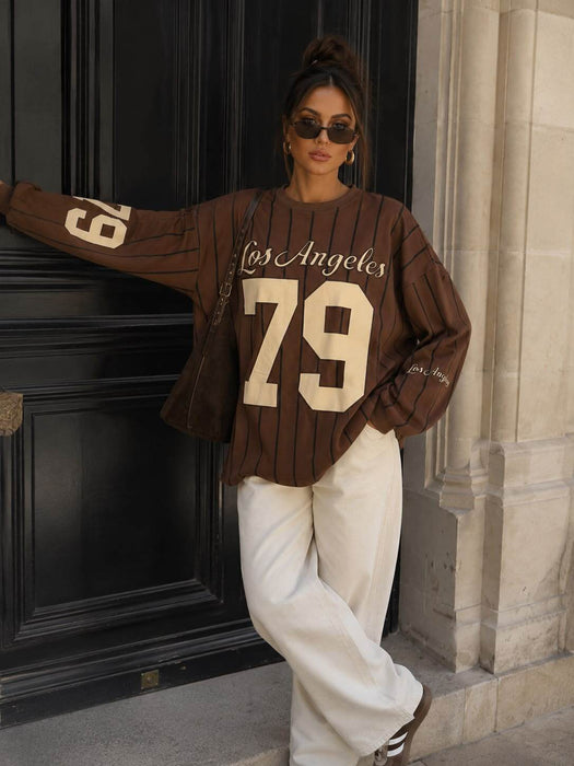 Sweater Los Angeles Schokobraun