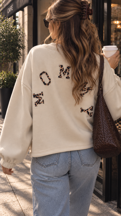 Sweater Mommy Soft Caramel - Ohne Rückgaberecht